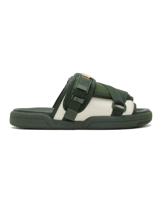 Visvim Green Christo 2-tone Sandals for men