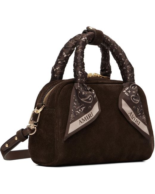 Amiri Black Micro Ma Bowling Bag