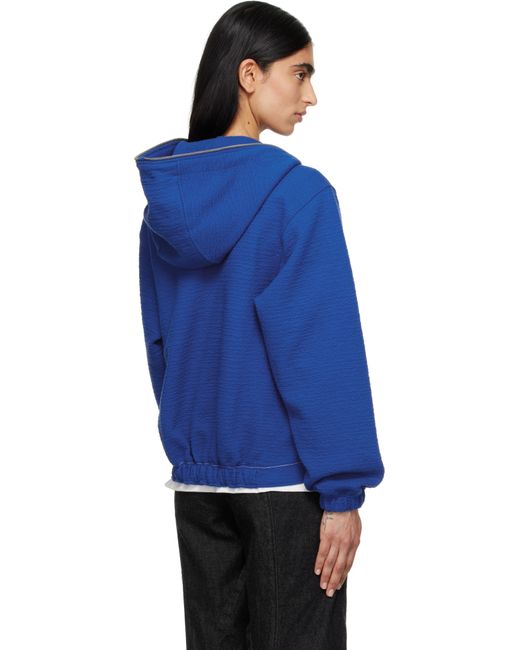 パーカー・フーディ ADERERROR Realce Hoodie Zip-Up Product. 31 5JH784 Adererror Realce Zip-Up Product. 31 Hoodie in Blue | Lyst