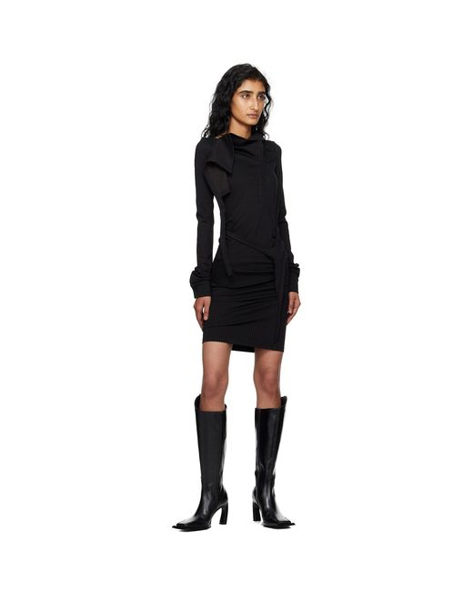 OTTOLINGER Black Ada Minidress
