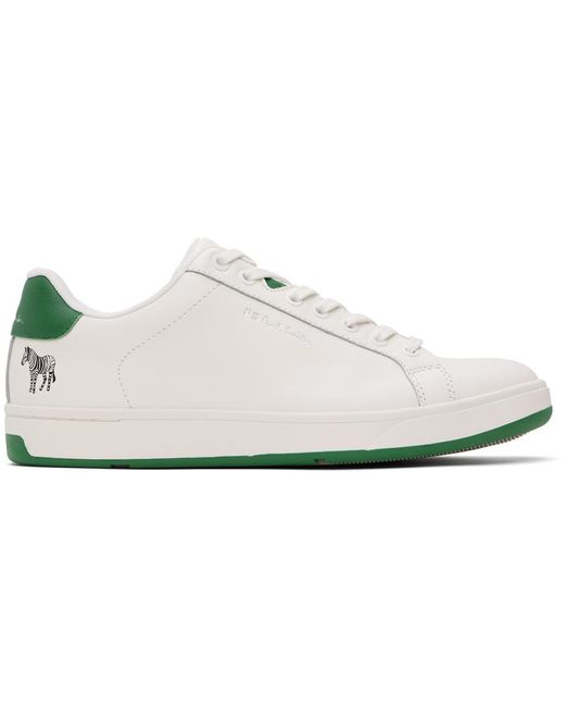 PS by Paul Smith Black White & Green Albany Sneakers for men