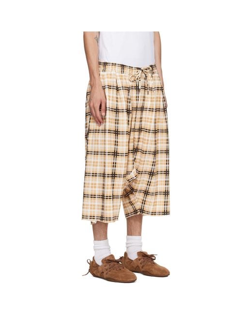 Vivienne Westwood Natural Balloon Shorts for men