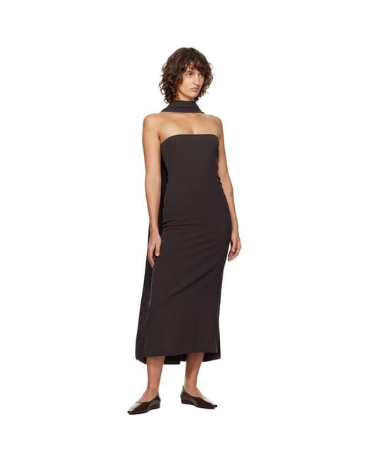 Paloma Wool Black Alberch Maxi Dress