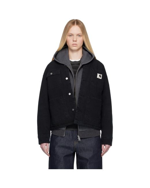 Carhartt Black Og Michigan Chore Jacket