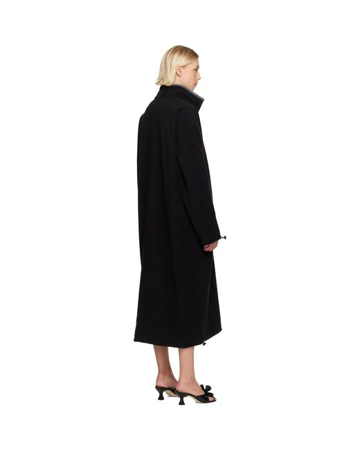 Sandy Liang Black Sloane Maxi Dress