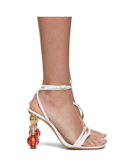 Jacquemus White Les Sandales Bordighera Sandals Lyst
