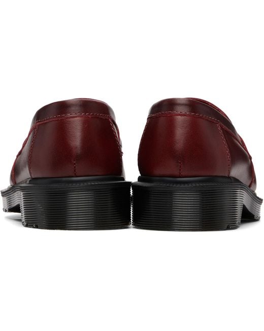 Dr. Martens Red Delapre 'Made