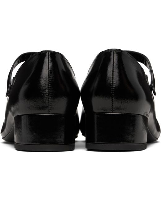 By Far Black Ginny Heels