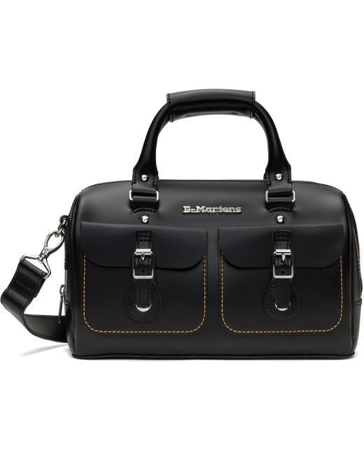 Dr. Martens Black Kieve Leather Top Handle Bag