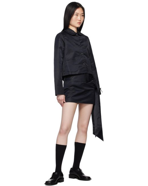 Sandy Liang Black Shelby Jacket