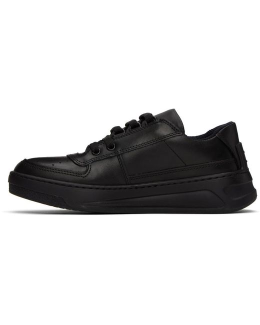 Acne Black Perforated Sneakers