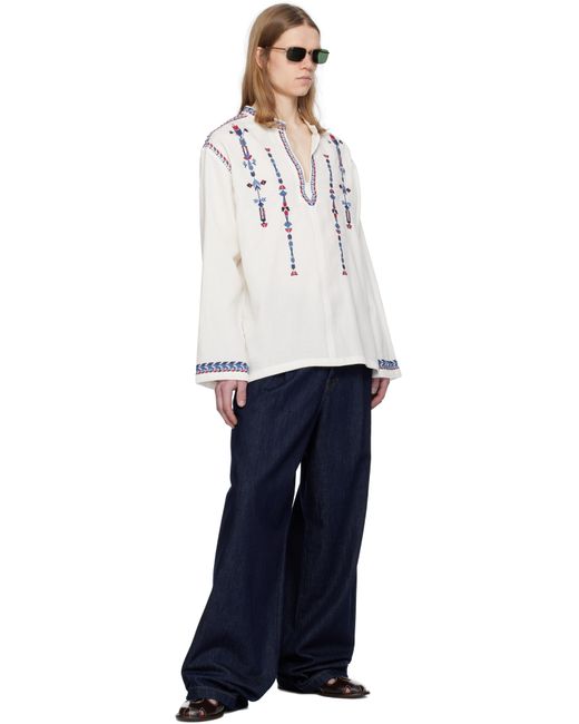 メンズ Isabel Marant ホワイト Zakaria シャツ White