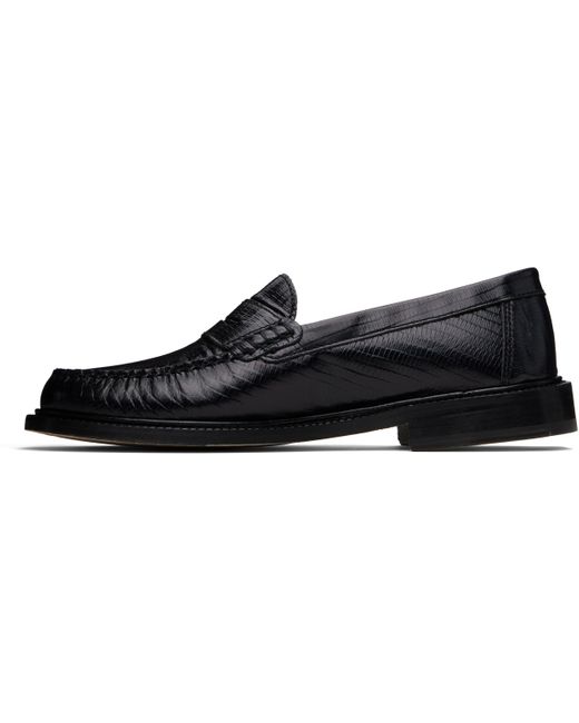 メンズ VINNY'S ブラック Yardee Mocassin ローファー Black