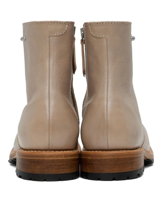 Our Legacy Black Taupe Engine Boots for men
