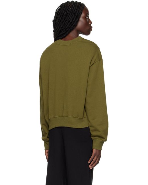 Spencer Badu Green Side Zip Sweater