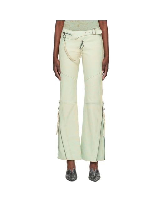 KNWLS Natural Nihil Leather Pants