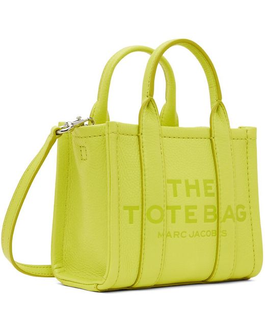 Marc Jacobs Yellow 'the Leather Mini Tote Bag' Tote