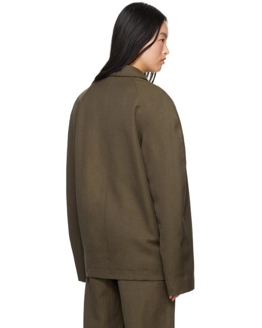 Lemaire Brown Half Coat