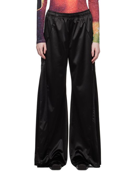 MM6 by Maison Martin Margiela Twisted Seams Lounge Pants in Black