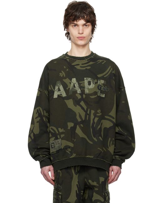 Aape By A Bathing Ape Khaki Alpha Industries Edition Camo