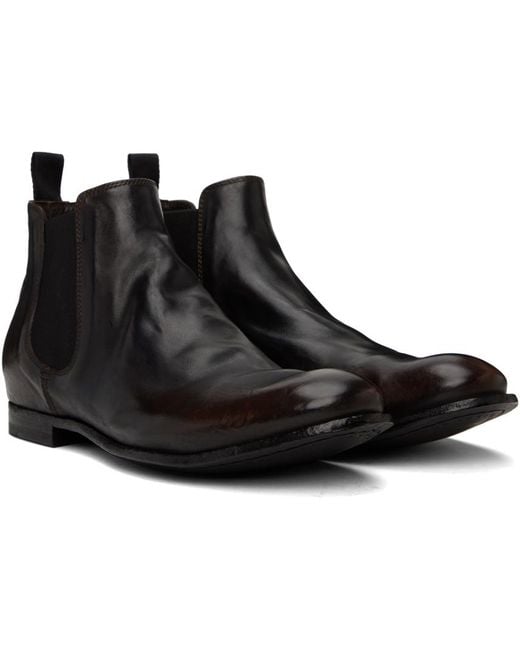 Officine Creative Black Stereo 016 Boots for men