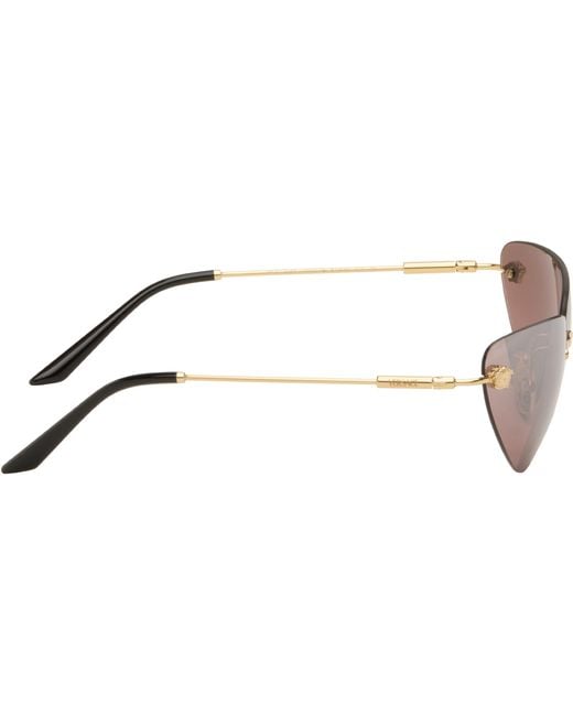 Versace Black Medusa Cat-Eye Sunglasses