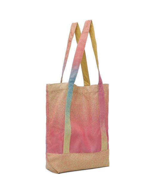 Sanderlak Pink Ssense Exclusive Maharam Edition Jacquard Tote for men