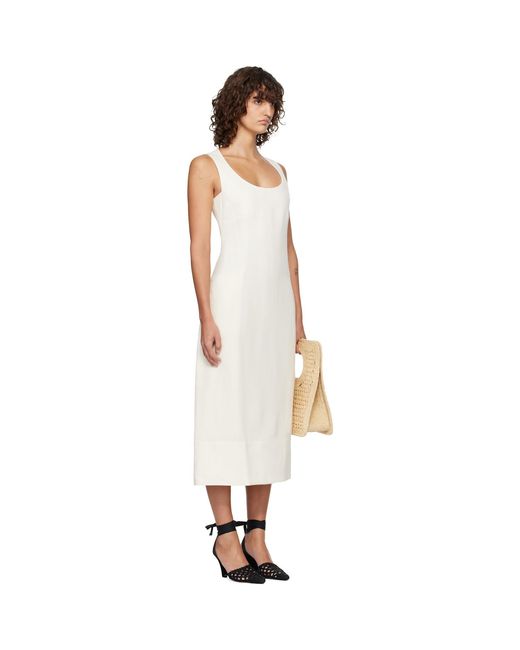 Jacquemus Black Off- 'The Tablier' Midi Dress