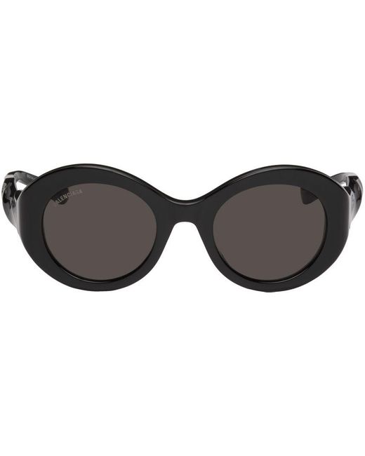 Balenciaga Black Twist Sunglasses for Men Lyst