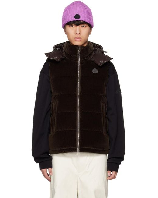 Moncler - ブラウン Vexin ダウンベスト 人気商品ランキング 66%割引