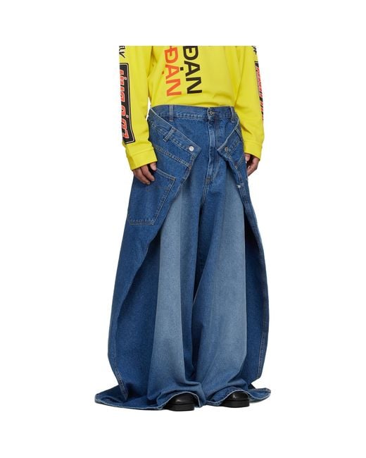 Lu'u Dan Blue Maxi X Maxi X Maxi Jeans for men