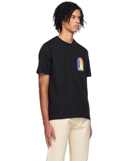 T-shirt l'arche de nuit noir Casablancabrand pour homme en coloris Black