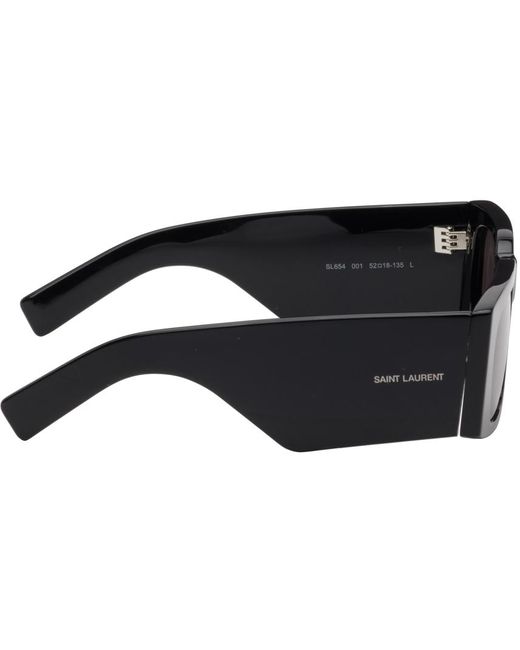 Saint Laurent Black Sl 654 Sunglasses for men