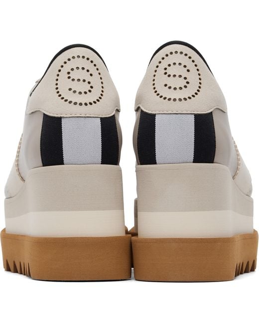 Stella McCartney White Sneakelyse Grainy Eco Alter Mat Sneakers