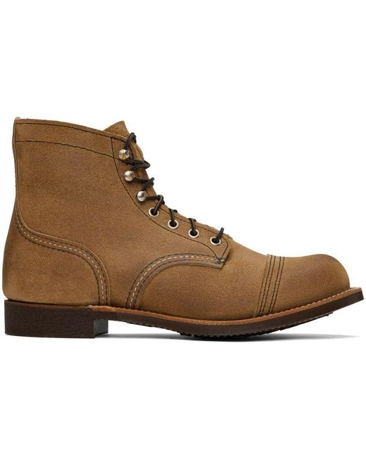 Red wing deals tan boots