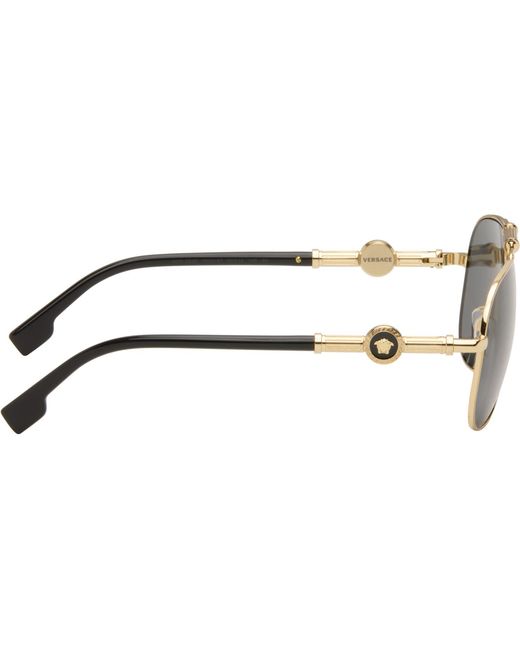 Versace Black Bridge Sunglasses for men