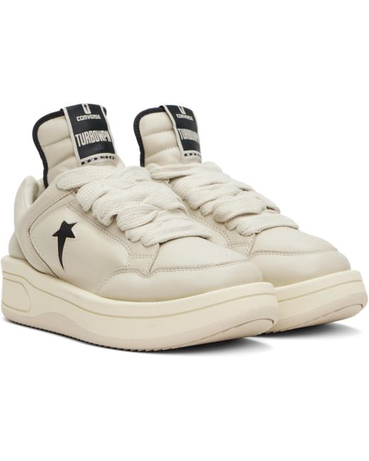 Rick Owens Black Off- Converse Edition Turbowpn Ox Sneakers