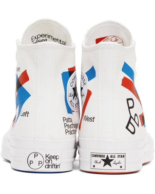 Converse Black White Patta & Experimental Jetset Edition Chuck 70 Sneakers for men