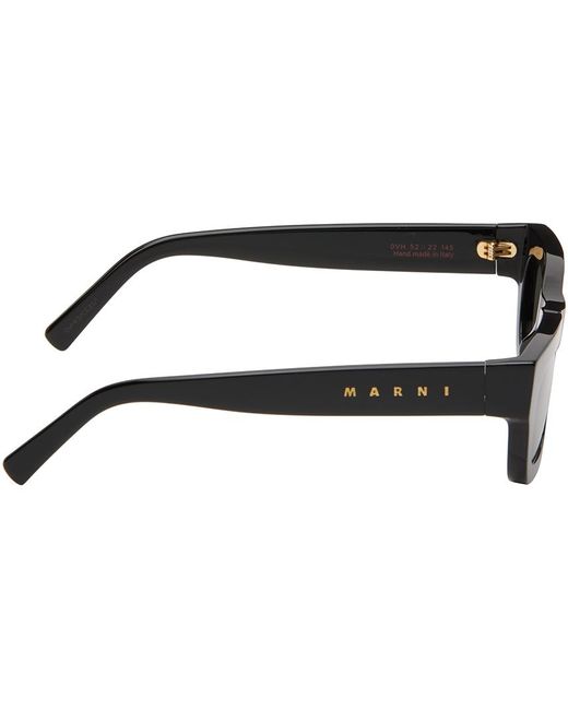 Marni Black Retrosuperfuture Edition Kawasan Falls Sunglasses for men