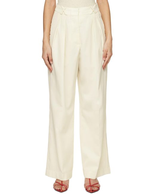Rohe Natural Off- Tailo Trousers