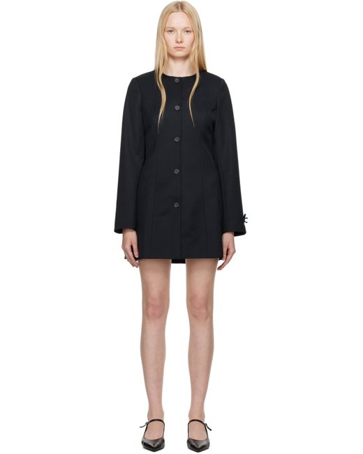 Sandy Liang Black Swan Minidress