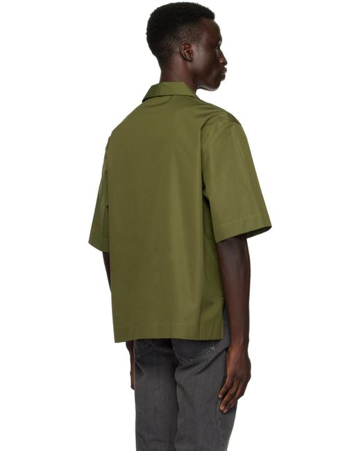Givenchy Green Boxy-fit Shirt for men