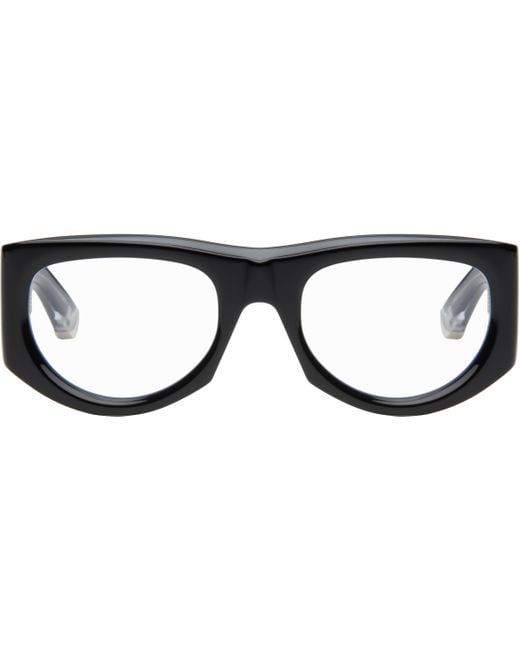 Gucci Black Rectangular-Frame Glasses for men