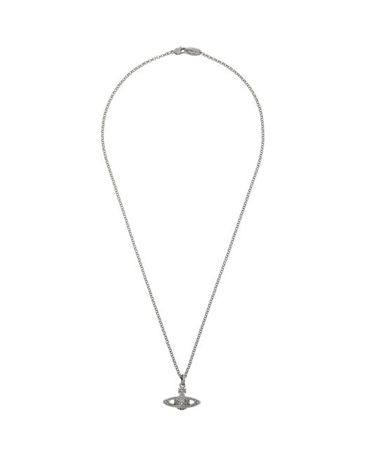 Vivienne Westwood Metallic Mini Bas Relief Pendant Necklace for men
