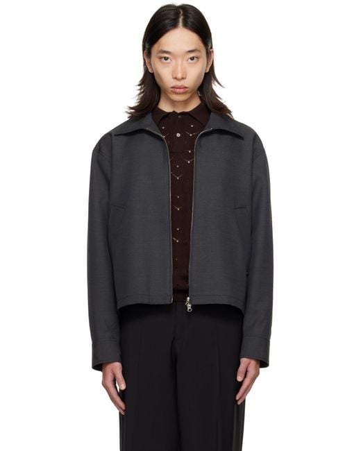 mfpen Black Mail Jacket for men