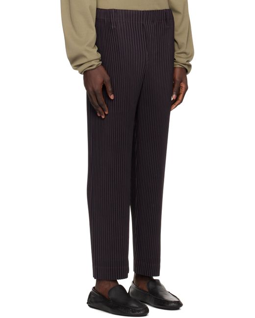 Homme Plissé Issey Miyake Black Ronan Bouroullec Edition Rb_Color Palette 2 Trousers for men