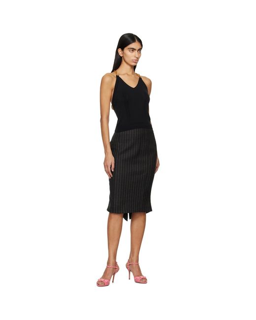 Moschino Black Chain Camisole