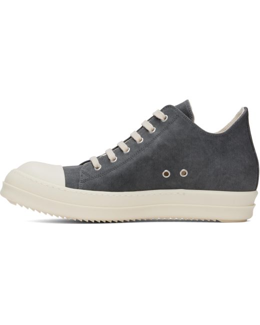 Rick Owens Black Porterville Low Sneaks Sneakers for men