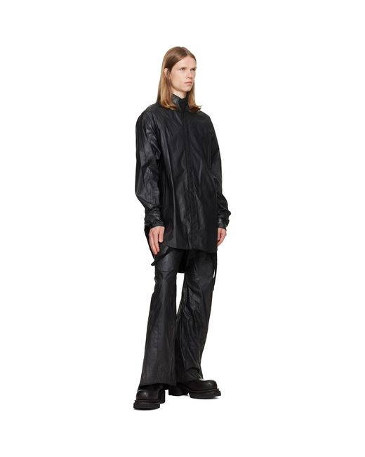 Julius Black Jet Trousers for men