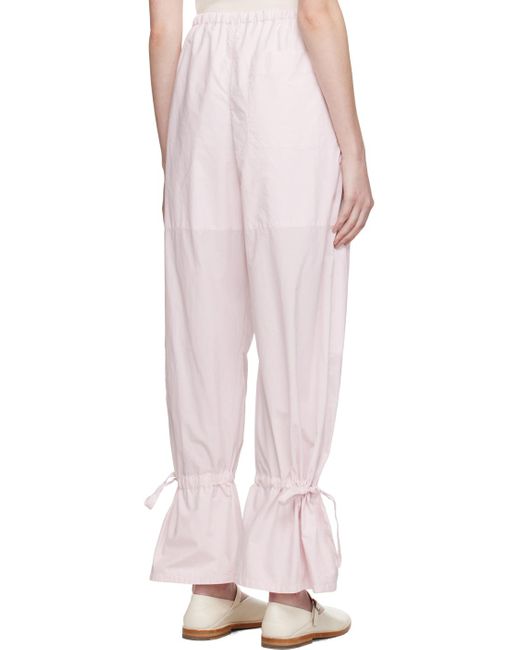 Lemaire Pink Parachute Lounge Pants